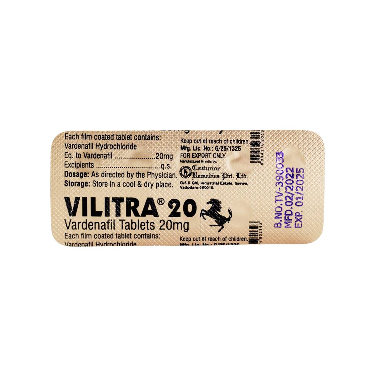 Vilitra 20mg